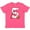 Vintage Hot Pink, variant on Inktastic Baseball Fifth Birthday Five Years Old Youth T-Shirt