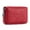 Red, variant on Credit Card Holder RFID Blocking 12 Card Slots Leather Mini Credit Card Wallet Purse with Zipper-Black