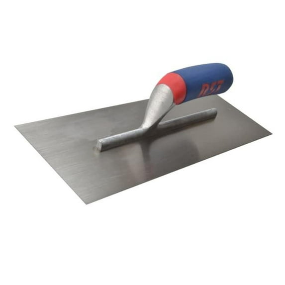 R.S.T. - Plasterer's Finishing Trowel Carbon Steel Soft Touch Handle 13 x 4.1/2in