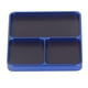 thumbnail image 5 of Bandeja magnética azul antideslizante de 13,8 x 11 x 2 cm, de aleación de aluminio, fácil de limpiar, soporte para tornillos, herramienta para proyectos de bricolaje, 5 of 15