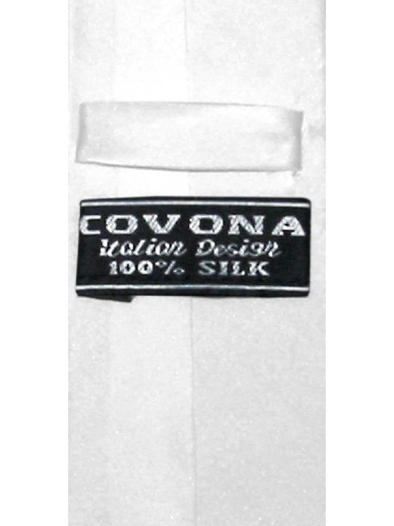 COVONA Narrow NeckTie Skinny BLACK DESIGN Color Men/'s Thin Neck Tie 2.5/"