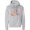 thumbnail image 2 of Inktastic Amsterdam Cityscape with Bicycle and Tulips Adult Hoodie Sweatshirt, 2 of 4