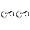 thumbnail image 1 of 2X 47770-50090 47770-50100 Front + Rear Axle Right Brake Pad Wear Sensor for LS460 F4 460 4777050100,2 x Front Brake Pad Sensor 2 x Rear Brake Pad Sensor,Black, 1 of 5
