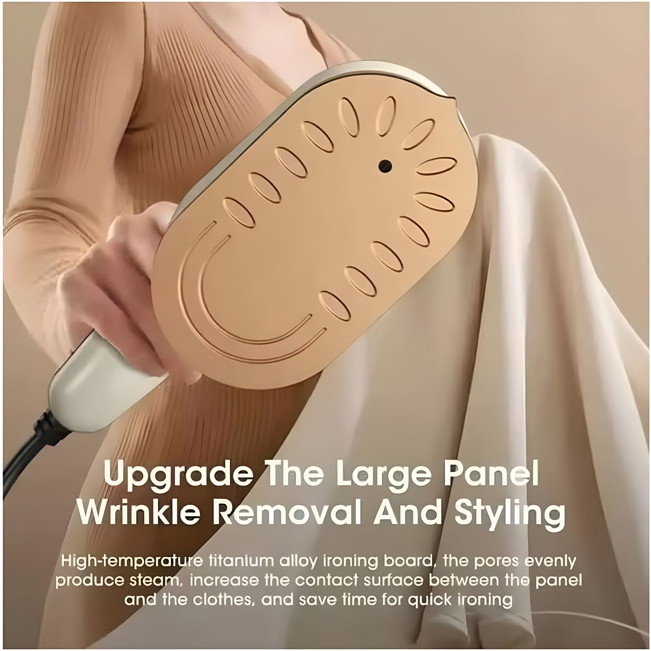 HIBIBUD 2026 New Handheld Portable Iron,2-In-1 Professional Handheld Steamer & Mini Electric Iron with Non-Stick Soleplate,50Ml Water Tank,For Home & Travel