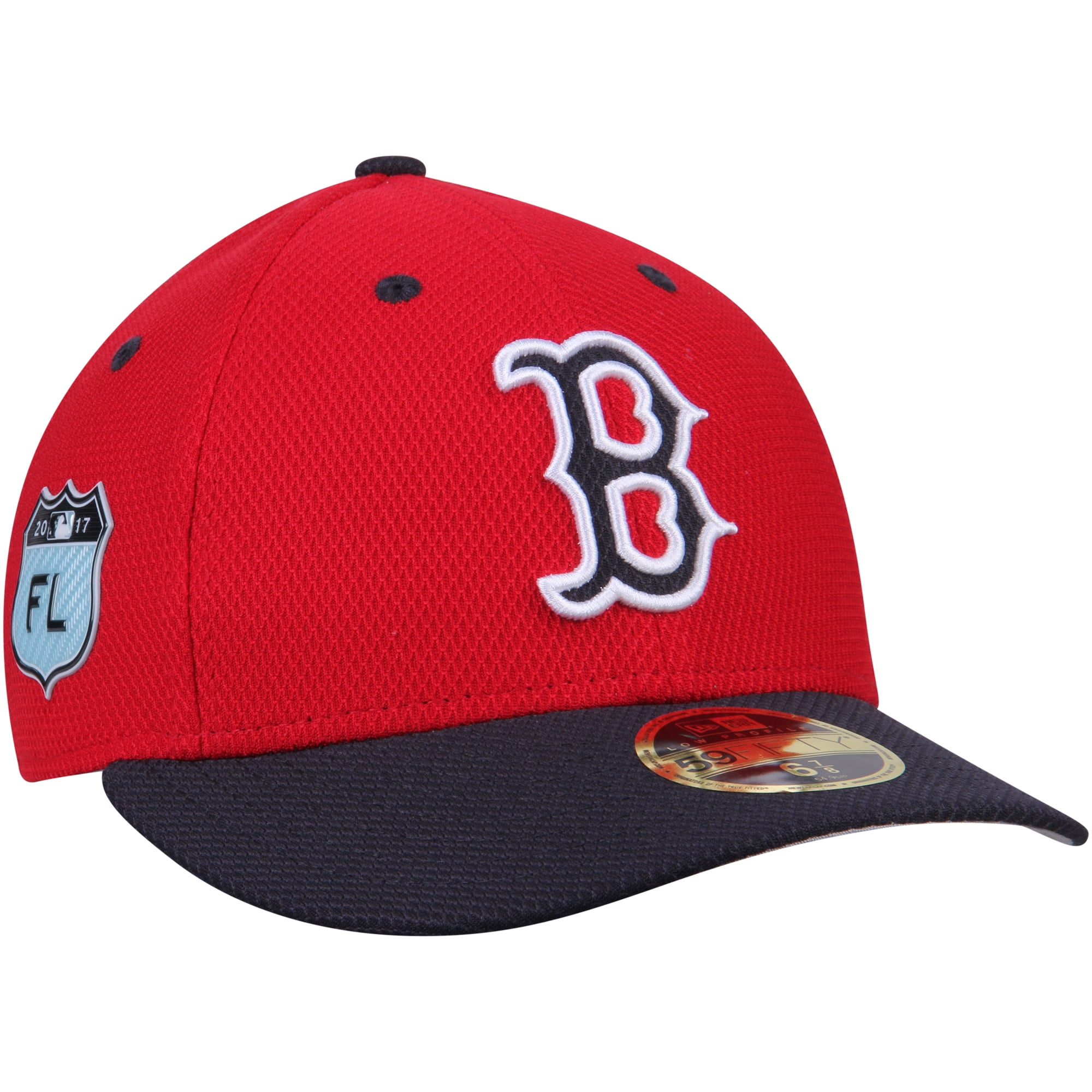 red sox low profile fitted hat