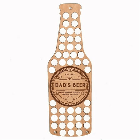 

Save on Hangs! Beer Bottle Cap Holder Collector Plate Father s Day Gift