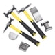thumbnail image 1 of Martillo Para Carrocería De Automóvil, Plataforma Rodante De Utilidad, Kit De Reparación De Carrocería De Automóvil Con Agarre Cómodo, Acero Al Carbono Sólido, 7 Piezas A, 1 of 7