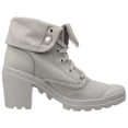 thumbnail image 6 of Palladium Woman Baggy Heel Boots Ecru, 6 of 7