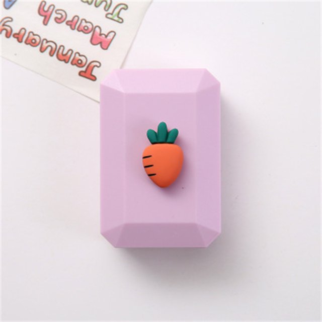 Iumwxz Travel Outdoor Cute Mini Fruit Shape Storage C^ontact L^ens Case Mirror Box Container