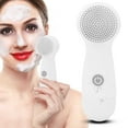 thumbnail image 6 of Sarapandan Electric Silicone Face Cleansing Instrument Waterproof Pore Cleaner Massager Brush (White), 6 of 7