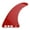 Red, variant on 9-inch Surfboard Fin Replacement Longboards & SUPs Single Fin Paddleboards Stabilizers No Screw Installation Required