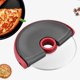 thumbnail image 2 of Cortador de pizza Disc Easy-Clean con rueda compacta, hoja de acero inoxidable, gris/rojo, 2 of 5