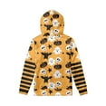 thumbnail image 2 of Suhoaziia Kids Hoodies 8-10 Halloween Cute Pumpkin Ghost Skull Graphic Tops Long Sleeve Sweatshirt with Pocket for Girls, 2 of 7