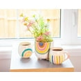 thumbnail image 4 of Multi-Color Rainbow Footed Planter, 4 of 5