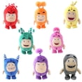 thumbnail image 2 of 1 unids/lote dibujos animados Oddbods Anime peluche tesoro de soldados monstruo muñeco de peluche suave para niños regalo 9 pulgadas gris, 2 of 3