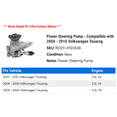 thumbnail image 2 of Power Steering Pump - Compatible with 2004 - 2010 Volkswagen Touareg 2005 2006 2007 2008 2009, 2 of 2
