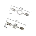 thumbnail image 2 of Greenadscape 2Ud Corsage Decorativo Para Bufandas Con Acabado Y Materiales Premium, 2 of 8