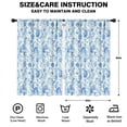 thumbnail image 2 of Blackout Kids Curtains,Pioneer Flower Floral Print Pattern Childrens Insulated Curtains Set Of 2,Bedroom Essentials,Toddler Room Decor 52"x84", 2 of 5