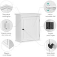 thumbnail image 6 of Spirich Small Bathroom Wall Cabinet, Wall Mounted Storage Cabinet, Medicine Cabinet Organizer for Bathroom, Kitchen, Living Room, White, 6 of 8