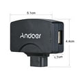 thumbnail image 2 of Andoer D-Tap to 5V USB Adapter Connector for V-Mount Camcorder Camera Battery, 2 of 7