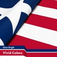 thumbnail image 4 of G128 3 Pack: Liberia Liberian Flag | 3x5 Ft | LiteWeave Pro Series Printed 150D Polyester | Country Flag, Indoor/Outdoor, Vibrant Colors, Brass Grommets, Thicker and More Durable Than 100D 75D Poly, 4 of 7
