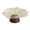 Amber Khaki, variant on Pedestal Fruit Bowl Footed Fruit Tray Decorative Centerpiece PET Material for Modern Kitchen Table