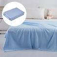 thumbnail image 2 of Cooling Cotton Waffle King Size Blanket - Lightweight Breathable Summer Blanket of Rayon Derived from Bamboo for Hot Sleepers, Luxury Throws for Bed, Couch and Sofa, 2 of 6