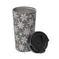 thumbnail image 2 of Logiee Sparkling Snowflakes Print Stainless Steel Coffee Tumbler, Travel Coffee Mug, Insulated Coffee Mug with Lid, Spill Proof Coffee Cup, Portable Thermal Mug, 2 of 8
