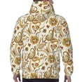 thumbnail image 3 of Bingfone Indian Paisley Men's Drawstring Hoodie Long Sleeve Pocket Sweatshirts-Large, 3 of 6