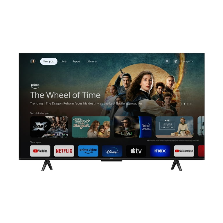 TCL 43” Class S5 (43S551G) 4K UHD HDR LED Smart TV with Google TV
