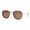 Gold Tortoise (Brown), variant on Retro Soft Square Sunglasses Metal Plastic Double Frame UV400 Unisex Gold Tort