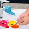 thumbnail image 1 of 3 uds extensión de grifo extensor de grifo para chico bebé lavado de manos diseño de lavado de animales de dibujos animados fregadero de baño pato + elefante + delfines 10*8cm TUNC Sencillez, 1 of 5