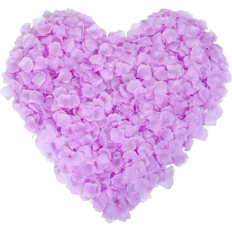 1000 PCS Artificial Rose Petals for Romantic Night, Wedding Birthday