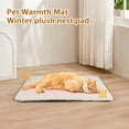 thumbnail image 4 of Dog Bed for Crate Washable, 42X28 In, Plush Padding, Light Gray, Indoor Holding, Medium Breed, 1 Pc, 4 of 5