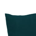 thumbnail image 5 of Jordan Manufacturing 14" x 20" Canvas Teal Solid Rectangular Outdoor Lumbar Throw Pillow (2 Pack), 5 of 9