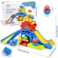 thumbnail image 5 of Marstone Toddler Toys 1 2 Year Old Boy Gifts: Dinosaur Slide with 4 Animal Cars Educational Baby Toys 12-18 Months, First 1st Birthday Gifts for Kids, Girls, Push Car Race Track for Toddlers 1-3, 5 of 6