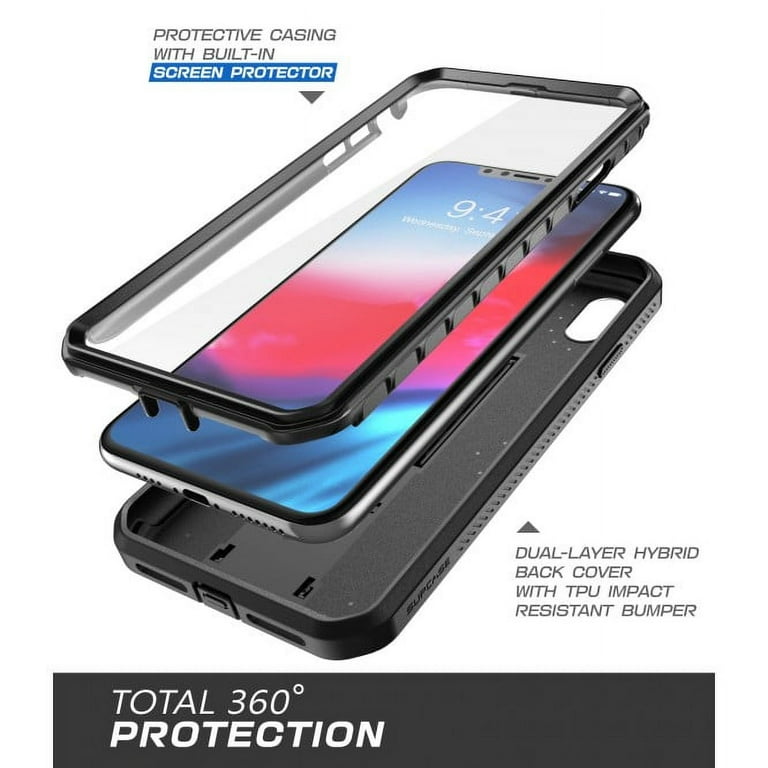 SUPCASE iPhone XS Max Case, Unicorn Beetle Pro, Full-Body Rugged