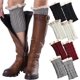 thumbnail image 1 of Zhuge Par de 4 calcetines cortos para mujer, calentadores de piernas y puños de crochet para botas de invierno, 1 of 5