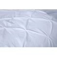 thumbnail image 6 of Chezmoi Collection Aria 3-Piece Pintuck Ruffle Skirt Bedspread Set, Soft Lightweight French Country Chic Farmhouse Pinch Pleat Crinkled Texture Microfiber Bedding, Queen, White, 6 of 8