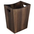 thumbnail image 1 of Papelera pequeña de madera ETELI para oficina, color marrón, 1 of 7