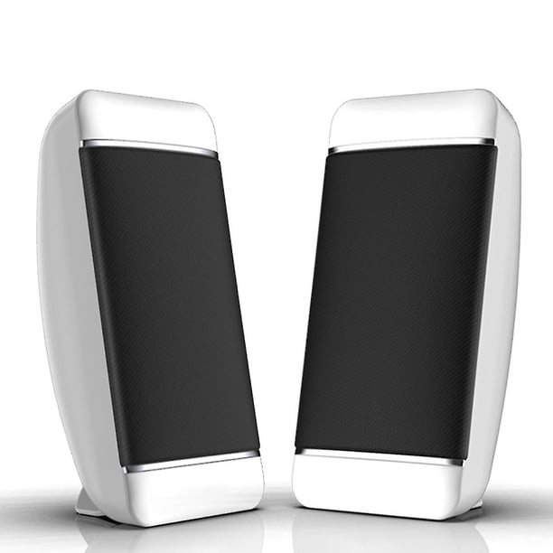 Pequeños altavoces para portátiles, fuente de alimentación USB con cable, mini altavoz portátil 2.0