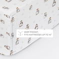 thumbnail image 6 of Noble Linens 3 Piece Holiday Microfiber Bed Sheet Set, Vintage Snowman, Twin, 6 of 13