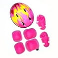 thumbnail image 2 of Flmtop 7Pcs Children Bike Cycling Skating Helmet Knee Elbow Wrist Protective Guard Pad, 2 of 10