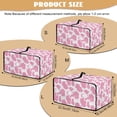 thumbnail image 7 of Renewold Toaster Oven Protector Stain-Resistant Polyester Smart Oven Air Fryer Protective Case with Accessory Pockets Home Kitchen Decoration, 18.5 x 14.5 x 9 Inches, Pink Cow Print, 7 of 7