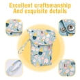 thumbnail image 4 of Wet Dry Bag with Zipper, Waterproof Pouch for Swimsuits & Gym Clothes，Diaper Bag Essentials, Beach Pool Travel Toiletry Bag, 4 of 6