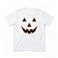 thumbnail image 4 of Bibifish Mens T Shirts Short Sleeve Crew Neck Outline Pumpkin Print Tees Simple Halloween Lightweight Daily Summer Tops, 4 of 4