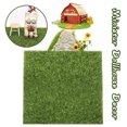 thumbnail image 2 of Artificial Garden Grass Lawn Moss for Miniature Craft and Dollhouse Decor, 15x15cm Washable Material, for DIY Landscaping, 2 of 6