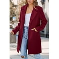 thumbnail image 6 of PRETTYGARDEN Women's 2025 Spring Fall Long Blazer Jackets Long Sleeve Lapel Pockets Loose Fit Work Casual Blazers Outerwear, 6 of 9