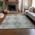 thumbnail image 6 of Addison Rugs Mayfield Washable Transitional Geometric Gray Rectangle Rug, 5' x 7'6", 6 of 6