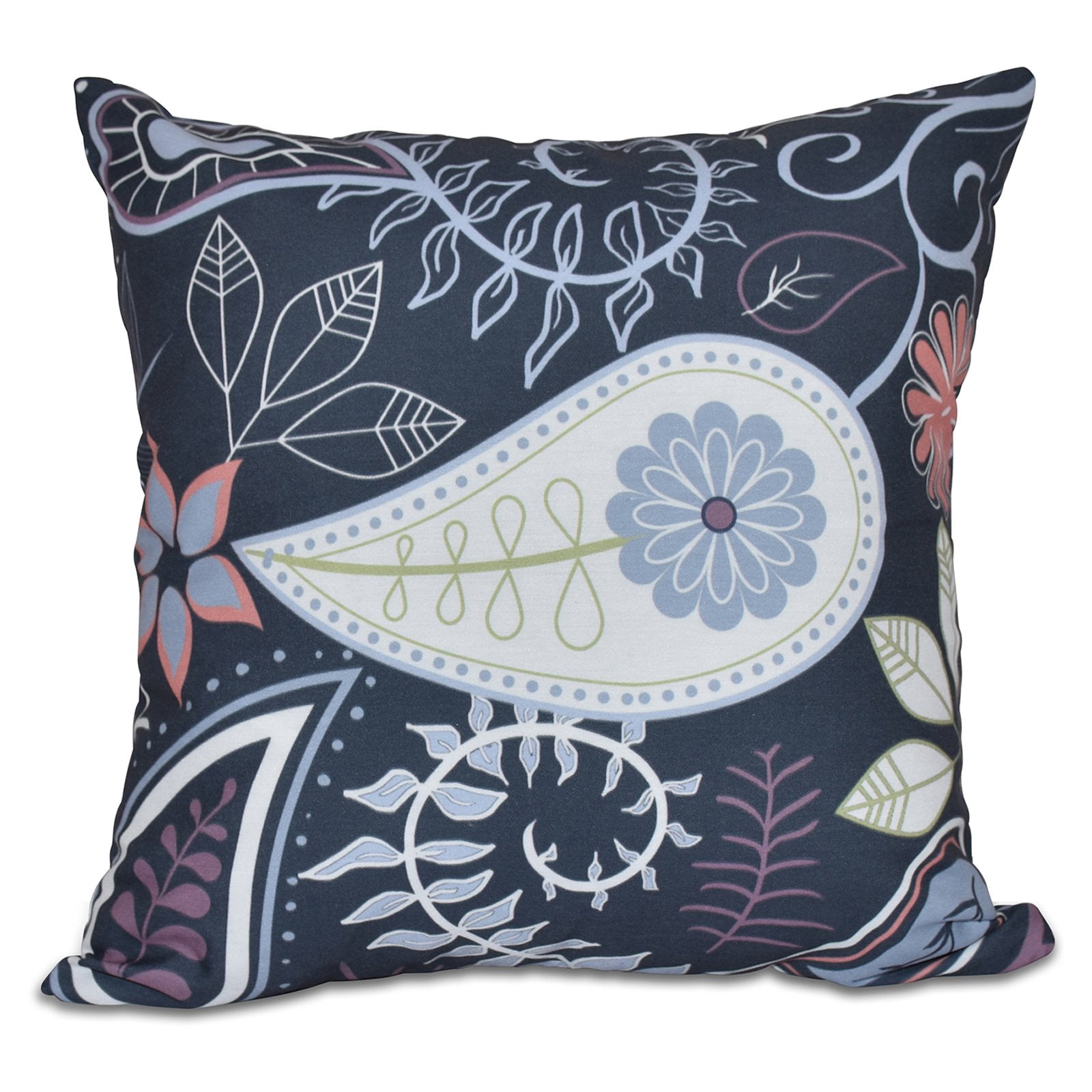 Simply Daisy 16" x 16" Paisley Floral Floral Print Pillow